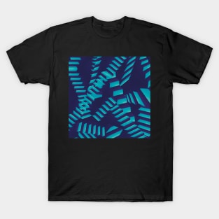 Liminal Stairs Blue Haze T-Shirt